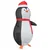 Figura pingvina na snijegu Topla bijela 78 x 178 cm tkanina