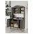 Hanah Home ormar za kafe kutak Avior 120, 120 cm, sivi