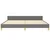 Vidaxl Posteljni okvir brez vzmetnice temno siv 200x200 cm blago