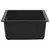 Umivaonik Crna 530 x 460 mm 80% kvarc i 20% smola