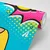 Samolepilna tapeta dama v pop art stilu – OMG! - 196x132