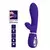 Vibrator Thomas, Silikonski, 20cm, Ljubičasti