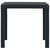 3-dijelni bistro set od plastike s izgledom ratana antracit