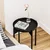 Hanah Home Klub sto Shb 44x57x44cm Crni