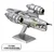 Metal Earth 3D sestavljanka Star Wars The Mandalorian: Razor Crest (ICONX)