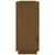 Vidaxl Komoda medeno rjava 120x35x80 cm trdna borovina