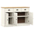 Komoda s ladicama VIGO 113x40x75 cm bijela od masivne borovine