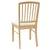 vidaXL Jedilni stoli 2 pcs Naravna 50 x 52,5 x 91 cm