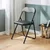 ModernHome Set od 6 sklopivih stolica Eco-leather, Crni