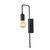 Opviq Zidna lampa E27 Socket, Crna