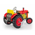 KOVAP Traktor ZETOR rdeč - plastični diski