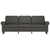 vidaXL Trosed temno siv 180 cm žamet