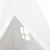 Teepee šator Bijelo 120 x 120 x 150 cm Tkanina i plastika