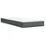 Vidaxl Box spring postelja z vzmetnico temno siva 100x200 cm blago