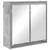 Kupaonski ormar s ogledalom Zidne Betonski sivi 60 x 20 x 60 cm