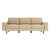 Atelier del Sofa Trosed Sparrow Extra 3, 238x89x87 cm, Pesak