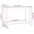 Konzolni stol 110 x 40 x 80 cm od masivne borovine