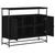 Kreveta Crni hrast 100 x 35 x 80 cm Konstruirano drvo