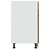 Vidaxl Spodnja omarica s predalom “Lyon” starinski les 40x46x81,5cm