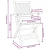 Sklopiva stolica s jastukom 8 pcs Siva 49 x 57,5 x 92 cm
