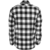 Moška srajca URBAN CLASSICS - karirasti flanel - TB297-črna/bela