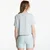 Majice BANDIT Womens Micromesh™ Cropped Run Tee Mist M