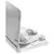 Držači za knjige 2 pcs Srebrno 12 x 15 x 18 cm Aluminij