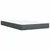 vidaXL Postelja boxspring z vzmetnico Temno siva 120 x 190 cm Blago