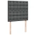 vidaXL Box spring postelja z vzmetnico temno siva 80x200 cm blago