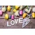 Tapeta z napisom Love - 147x99
