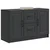 Kreveta s ladicama Crna 89 x 34,5 x 57 cm Konstruirano drvo