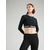 Nike NIKE PRO DF 365 CROP LS, ženska majica dug rukav za fitnes, crna FV5484
