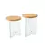 Hanah Home Set klub stolova Serenity 2, 2 komada, Bež