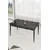 Hanah Home trpezarijski sto Pir, 130 × 80 cm, ploča u dekoru crnog mermera, crne noge