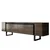 HANAH HOME TV polica Yildiz Walnut Black