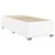 Vidaxl Box spring postelja z vzmetnico bel 90x190 cm umetno usnje