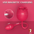 Paloqueth Rose Clitoral Licking Vibrator 9 Licking Modes & 9 Vibrations Red