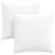 Jastučići za sofu 2 pcs Bijelo 60 x 60 cm tkanina