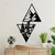 Wallity Zidna dekoracija Cassade, 80x50 cm, 1.5 mm, Crna