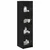 Highboard Crni hrast 35 x 37 x 142 cm Konstruirano drvo
