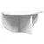 Polica na zidu 2 pcs Bijelo 38 x 19 x 19 cm Konstruirano drvo