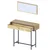 Hanah Home Konzola Pera, 90x35x100 cm, Boje hrasta
