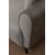 Atelier del Sofa Ugaona garnitura Aren 145x43x206cm Siva