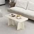 Hanah Home klub sto Mantar 18700, 90 cm, travertin