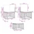 Set vanjskih sofa s jastukom 3 pcs Prirodna Poliester