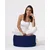 Atelier Del Sofa Garden Pouffe, okrogla podloga - temno modra