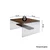 Wallity Klub sto 75x40x75cm Orah