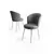 HANAH HOME Set stolica (2 dela) Risa Grey White