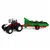 slomart RC traktor s tekočim trakom in balami, luči LED, 1:24