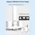 Nando Stona LED lampa, 5-10W, Bela